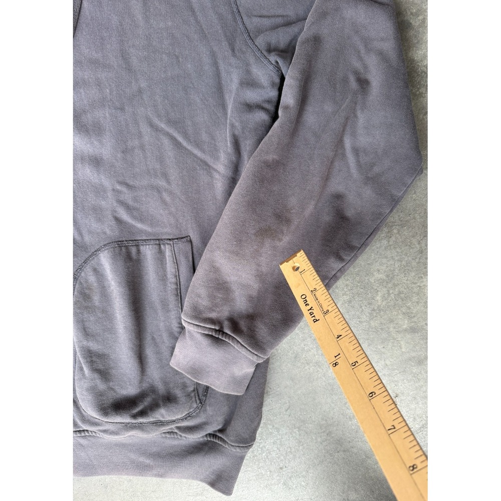 Aether Hoodie Mens Large Gray Full Zip Cotton Blend Sweatshirt Hooded Minor Flaw - Picture 3 of 8